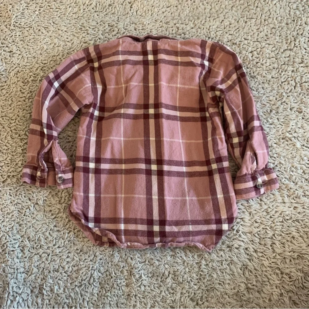 H&M Pink and Cream Checkered Shirt
